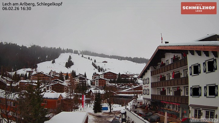 Archiv Foto Webcam Lech: Hotel Schmelzhof