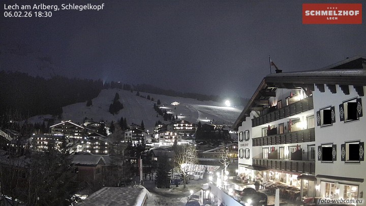 Archiv Foto Webcam Lech: Hotel Schmelzhof
