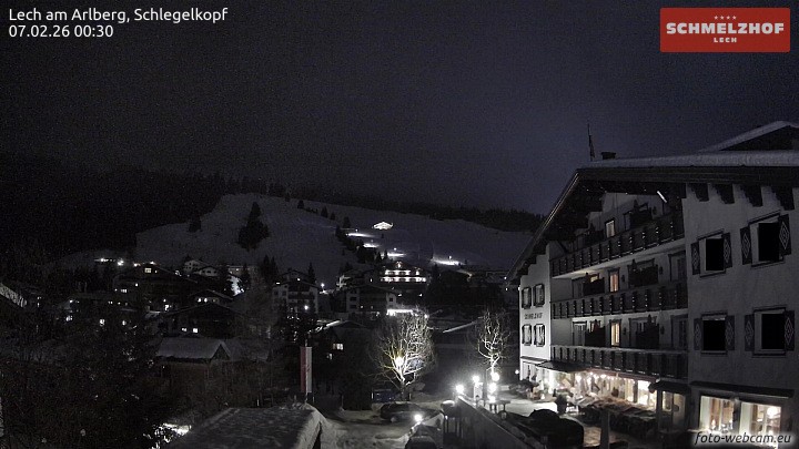 Archiv Foto Webcam Lech: Hotel Schmelzhof