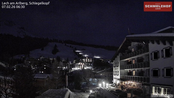 Archiv Foto Webcam Lech: Hotel Schmelzhof