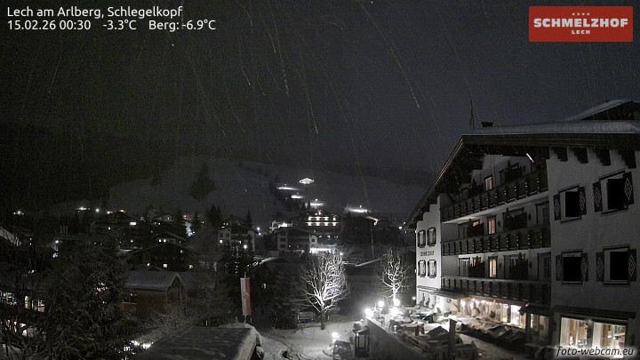 Archiv Foto Webcam Lech: Hotel Schmelzhof