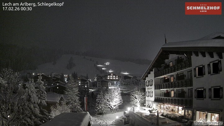 Archiv Foto Webcam Lech: Hotel Schmelzhof
