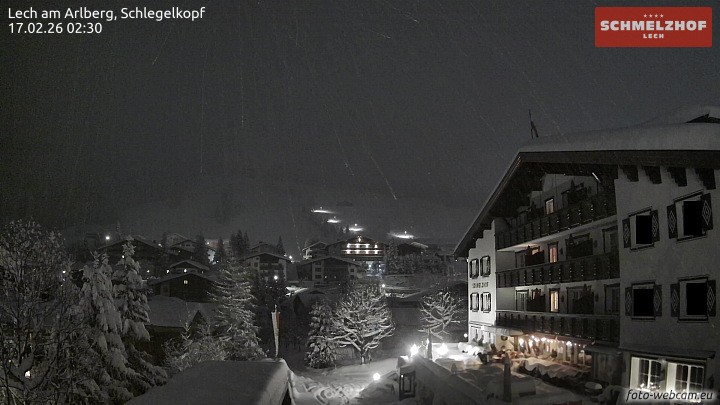 Archiv Foto Webcam Lech: Hotel Schmelzhof