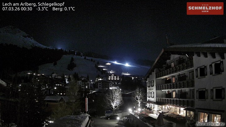 Archiv Foto Webcam Lech: Hotel Schmelzhof