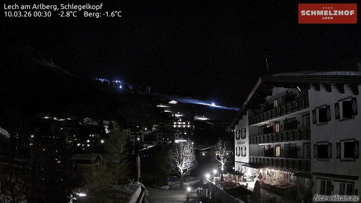 Archiv Foto Webcam Lech: Hotel Schmelzhof