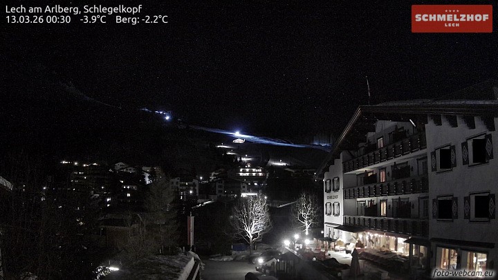 Archiv Foto Webcam Lech: Hotel Schmelzhof