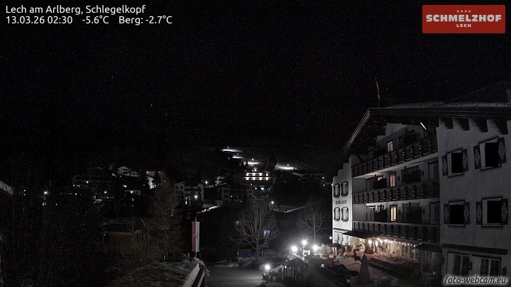 Archiv Foto Webcam Lech: Hotel Schmelzhof