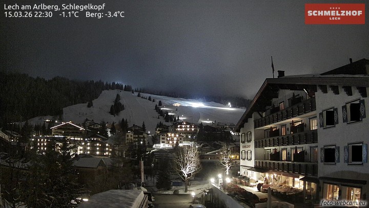 Archiv Foto Webcam Lech: Hotel Schmelzhof