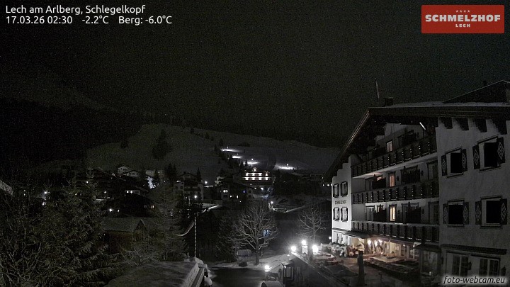 Archiv Foto Webcam Lech: Hotel Schmelzhof