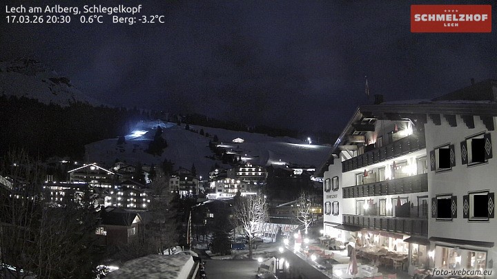 Archiv Foto Webcam Lech: Hotel Schmelzhof