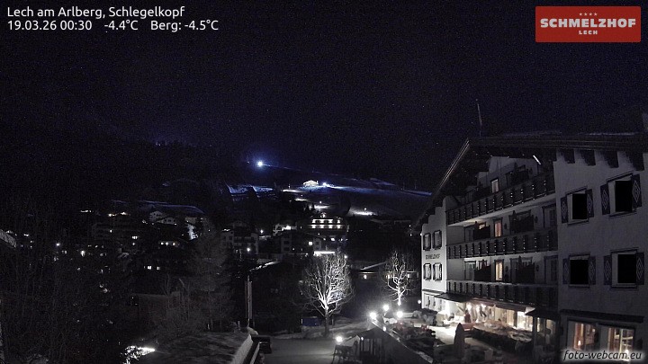 Archiv Foto Webcam Lech: Hotel Schmelzhof