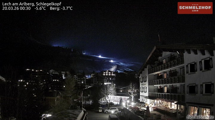 Archiv Foto Webcam Lech: Hotel Schmelzhof