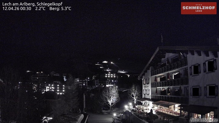 Archiv Foto Webcam Lech: Hotel Schmelzhof
