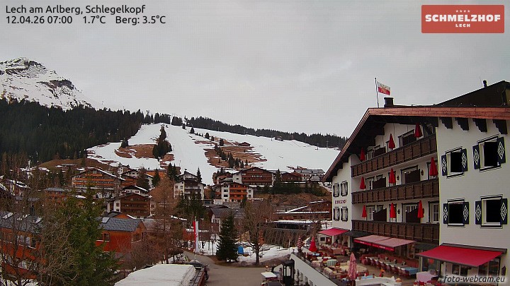 Archiv Foto Webcam Lech: Hotel Schmelzhof