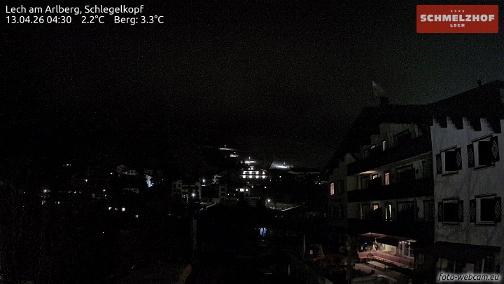 Archiv Foto Webcam Lech: Hotel Schmelzhof