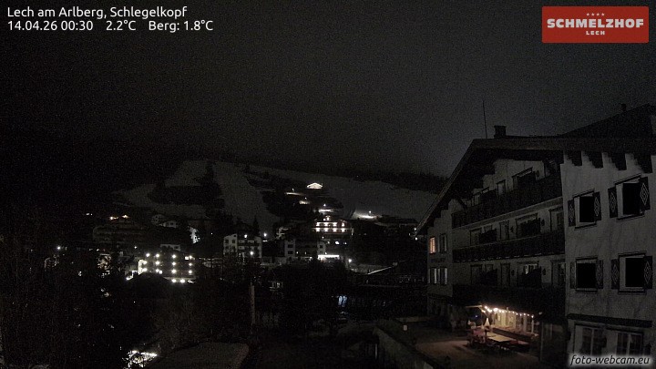 Archiv Foto Webcam Lech: Hotel Schmelzhof