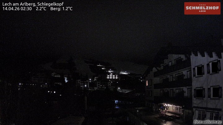 Archiv Foto Webcam Lech: Hotel Schmelzhof