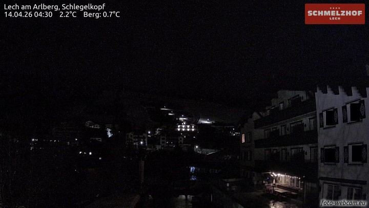 Archiv Foto Webcam Lech: Hotel Schmelzhof