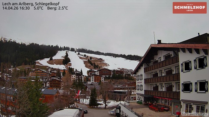 Archiv Foto Webcam Lech: Hotel Schmelzhof