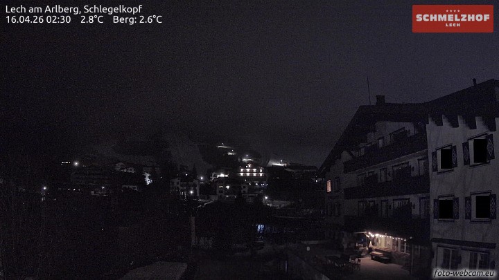 Archiv Foto Webcam Lech: Hotel Schmelzhof