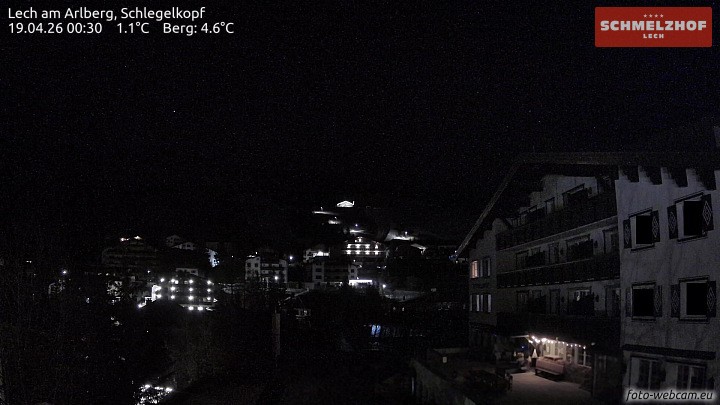 Archiv Foto Webcam Lech: Hotel Schmelzhof
