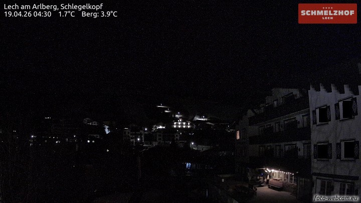 Archiv Foto Webcam Lech: Hotel Schmelzhof