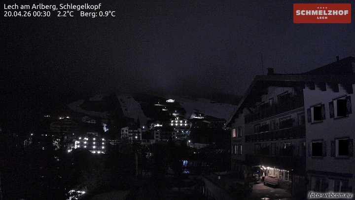 Archiv Foto Webcam Lech: Hotel Schmelzhof
