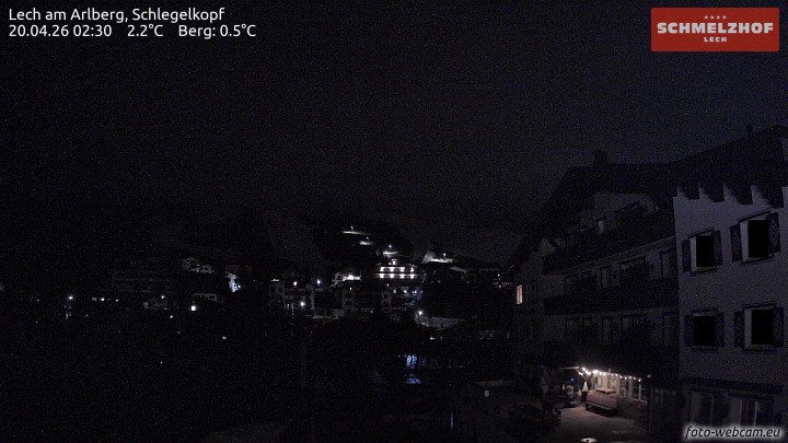 Archiv Foto Webcam Lech: Hotel Schmelzhof