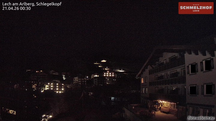Archiv Foto Webcam Lech: Hotel Schmelzhof