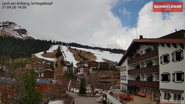 Archiv Foto Webcam Lech: Hotel Schmelzhof