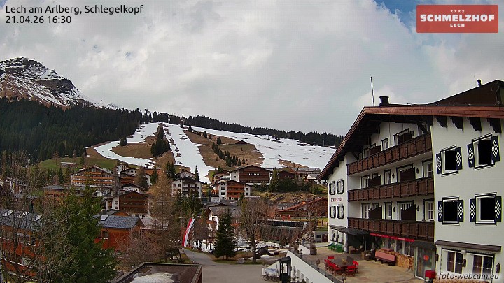 Archiv Foto Webcam Lech: Hotel Schmelzhof