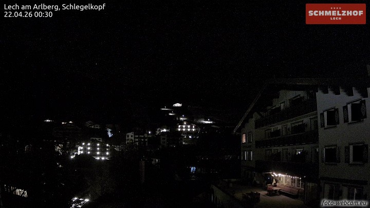 Archived image Webcam Hotel Schmelzhof (Lech)