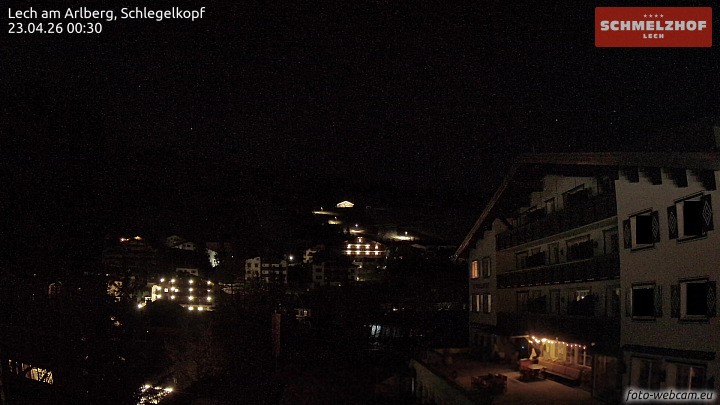 Archived image Webcam Hotel Schmelzhof (Lech)