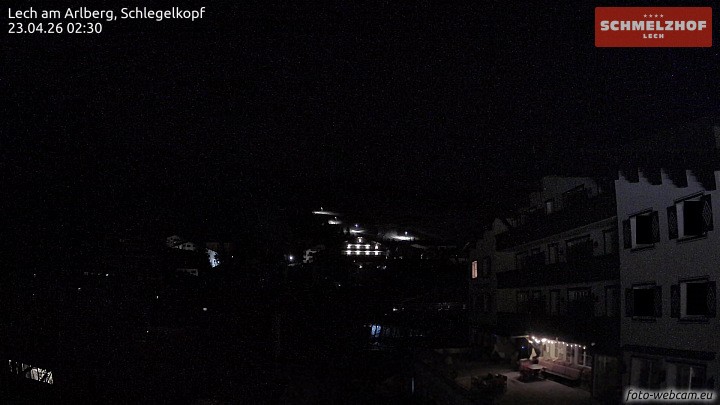 Archived image Webcam Hotel Schmelzhof (Lech)