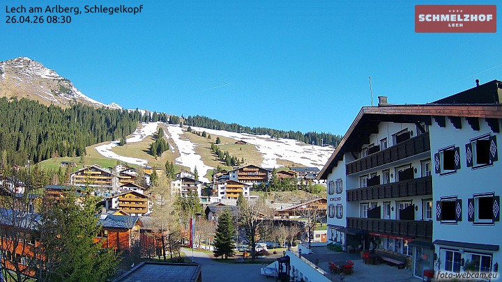 Archiv Foto Webcam Lech: Hotel Schmelzhof