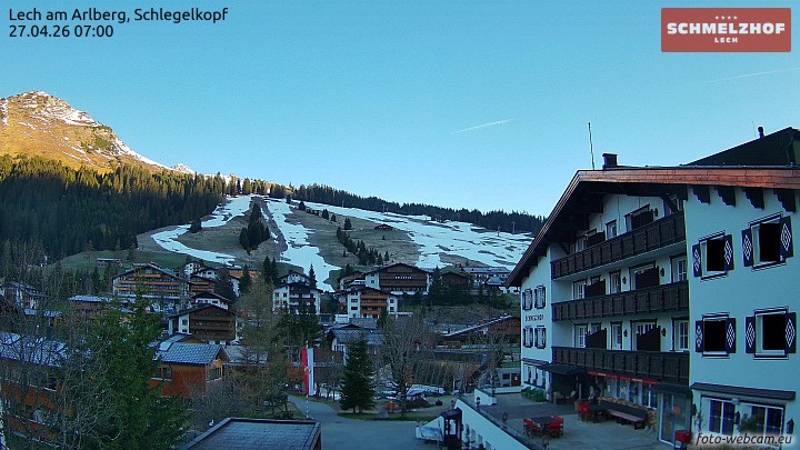 Archiv Foto Webcam Lech: Hotel Schmelzhof
