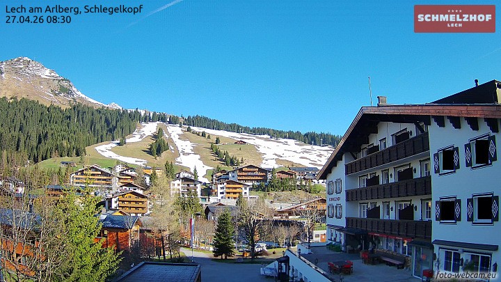Archiv Foto Webcam Lech: Hotel Schmelzhof