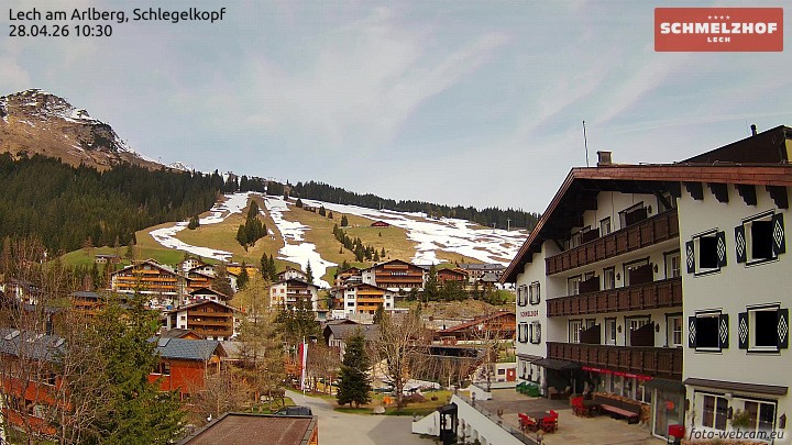 Archiv Foto Webcam Lech: Hotel Schmelzhof