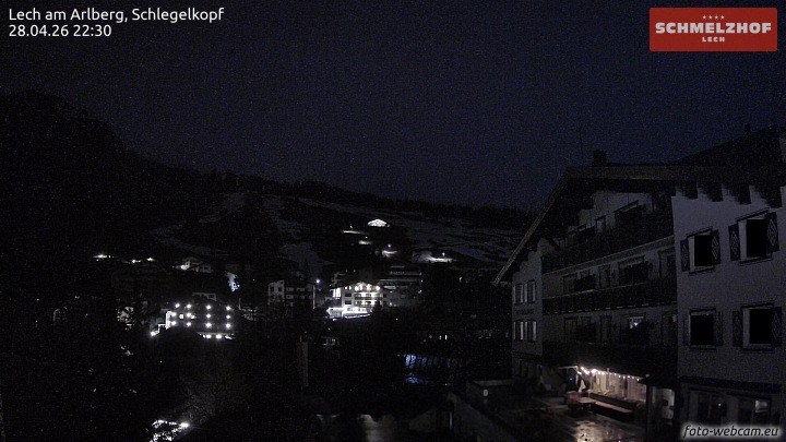 Archived image Webcam Hotel Schmelzhof (Lech)