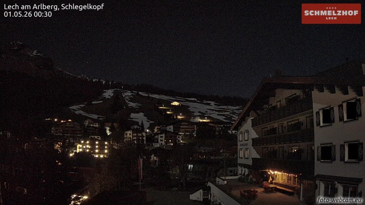 Archiv Foto Webcam Lech: Hotel Schmelzhof