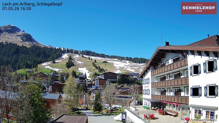 Archiv Foto Webcam Lech: Hotel Schmelzhof