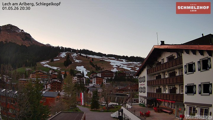 Archiv Foto Webcam Lech: Hotel Schmelzhof