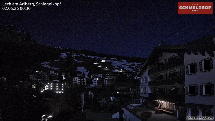Archived image Webcam Hotel Schmelzhof (Lech)