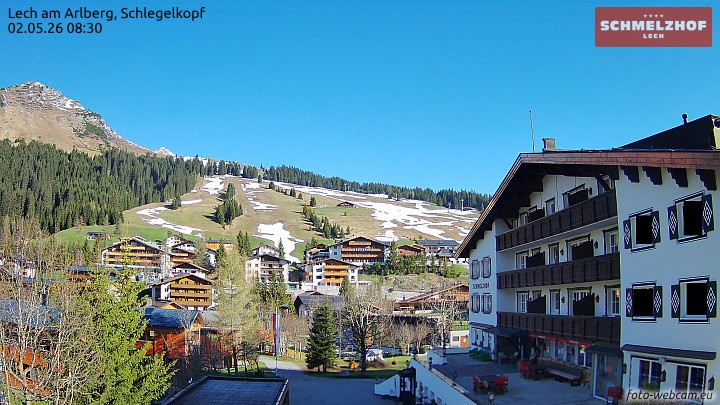 Archiv Foto Webcam Lech: Hotel Schmelzhof