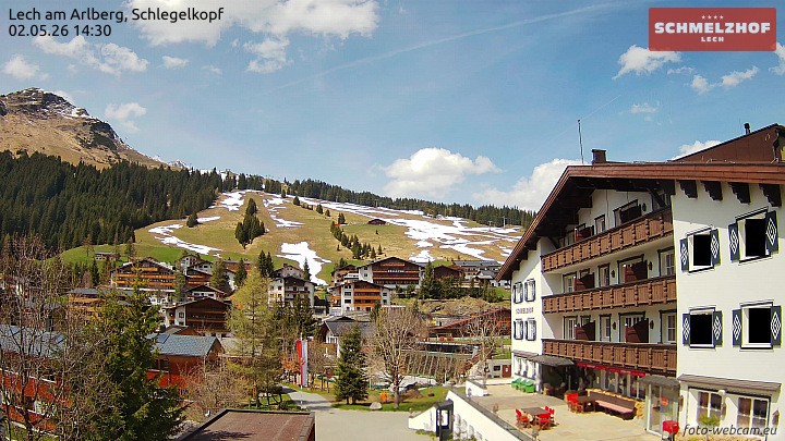 Archiv Foto Webcam Lech: Hotel Schmelzhof