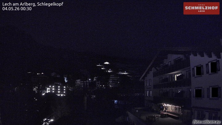 Archived image Webcam Hotel Schmelzhof (Lech)
