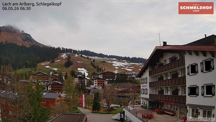 Archiv Foto Webcam Lech: Hotel Schmelzhof