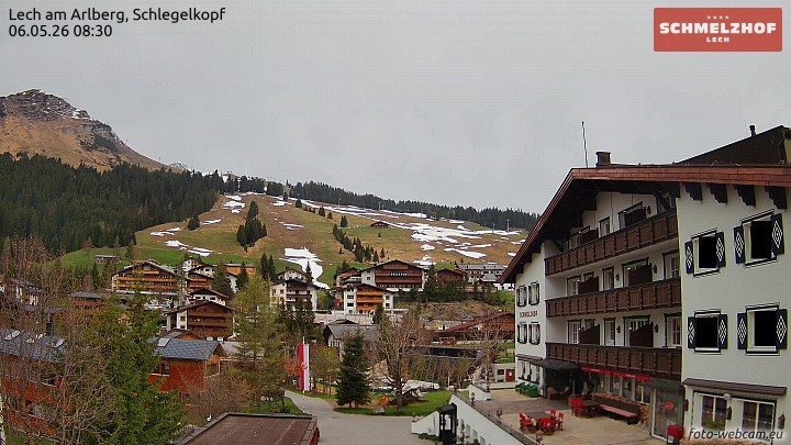 Archiv Foto Webcam Lech: Hotel Schmelzhof