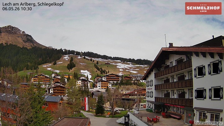 Archiv Foto Webcam Lech: Hotel Schmelzhof