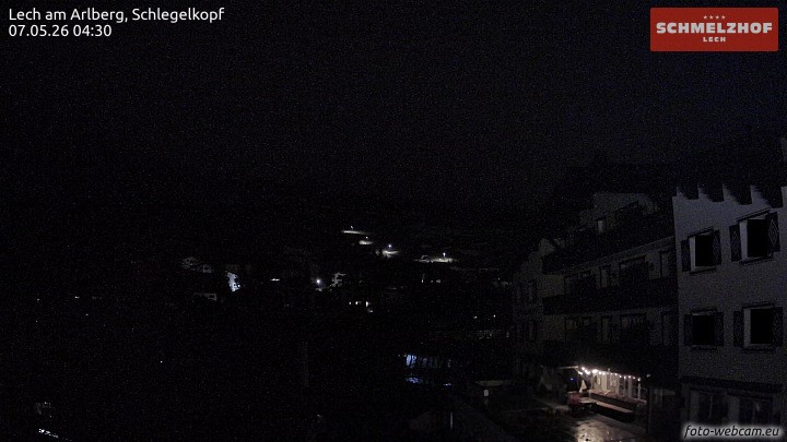 Archiv Foto Webcam Lech: Hotel Schmelzhof
